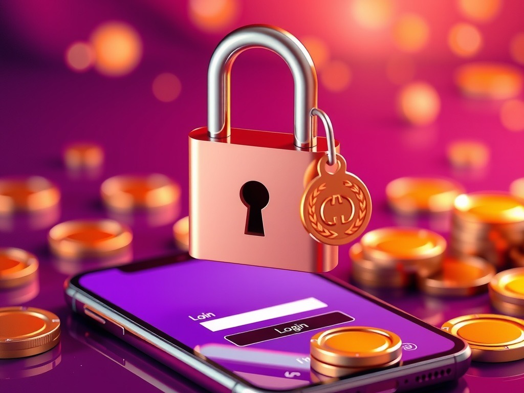 Editorial banner illustrating Protect Your Account and Personal Information at Diwa Spin