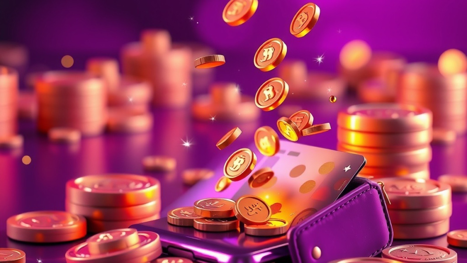 Diwa Spin diwa spin payment guide for indian users artwork showing gold coins pouring into a glowing digital wallet beside a bank card